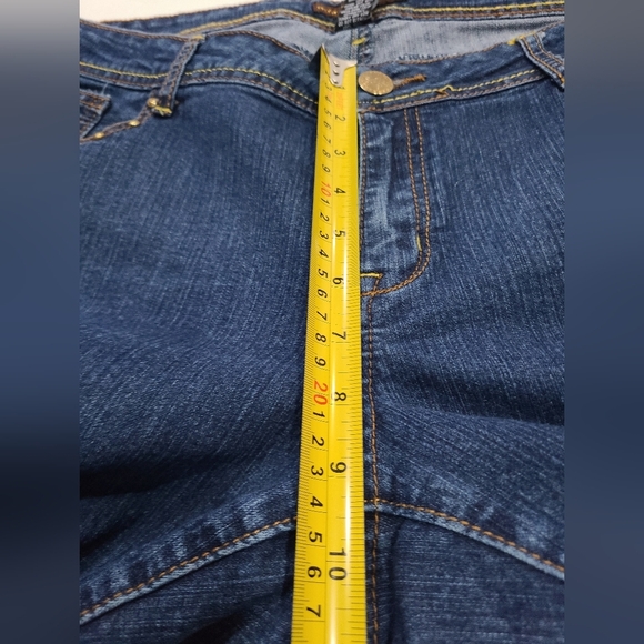 SOUTHPOLE Women's Blue Jeans embellished pockets sz.18 - Picture 6 of 10